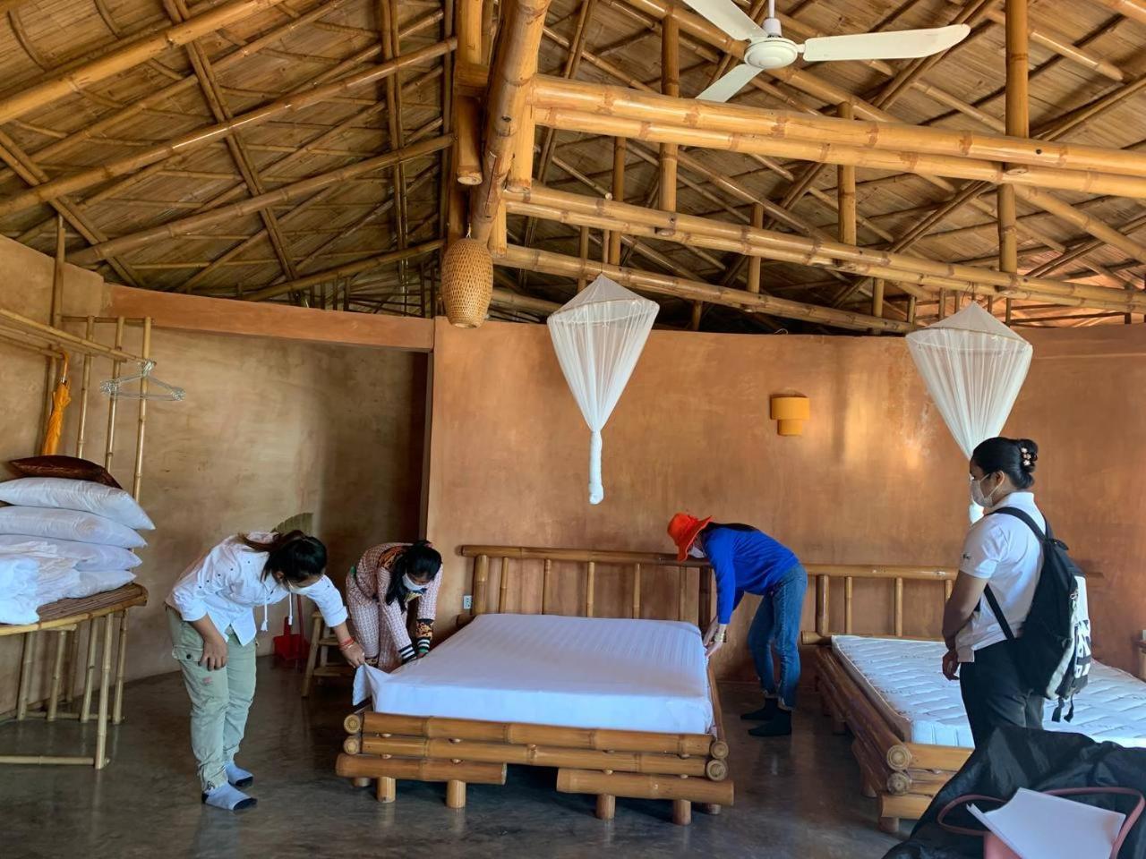 Hanchey Bamboo Resort Kampong Cham Eksteriør bilde
